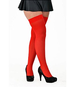 MEIA CALÇA 7/8 SEM RENDA FIO 15 TAM ÚNICO - VERMELHO