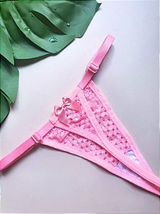 LORENA TANGA RENDA ROSA BARBIE - 084