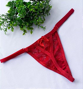 LORENA TANGA RENDA VERMELHO - 084