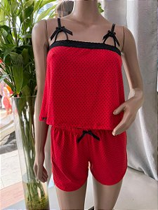 SONHO BABY DOOL TEEN - VERMELHO C/ PRETO