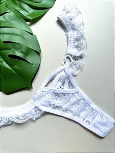 CORAZON FIO COM BABADO BRANCO - 453