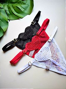 PAIXÃO FIO C/ BORDADO VERMELHO - 1020