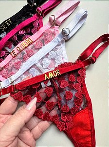 BORDADA FIO PERSONALIZÁVEL LETRA MENOR BRANCO - 048 (não acompanha as letras)