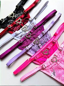 CRAVEJADO FIO SEXY C/ BIJU LILÁS LAVANDA - 061