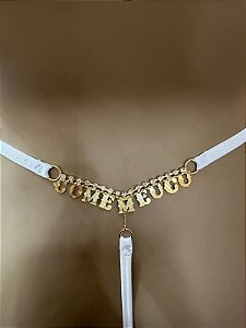 COMEMEUCU FIO FRASE - BRANCO