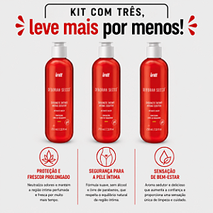 KIT COM TRES SABONETE ÍNTIMO by Deborah Secco (cada sai por 32,86 no pix)