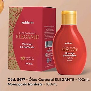 ELEGANTE Óleo Corporal com óleo de amêndoas e Morango 100ml - AP5677