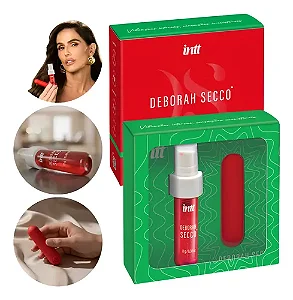 KIT COM CALDA PICANTE + VIBRADOR BULLET Debora Secco - (Kit 3 un sai por 98,60 cada no pix)