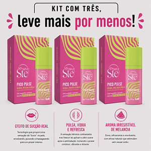 KIT COM TRES PICO PULSE PICOLÉ DE MELANCIA ( cada sai por 50,79 no pix )