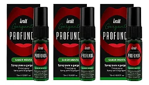 GARGANTA PROFUNDA MENTA INTT 15ml - (Kit 3 un por 17,42 cada no pix)