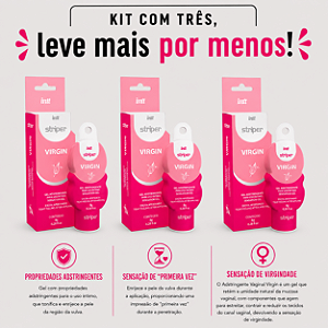 KIT COM TRES STRIPER VIRGIN 8g ( cada sai por 16,42 no pix )