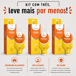 KIT COM TRES STRIPER PRANAL EXTRA FORTE 8g ( cada sai por 16,42 no pix )