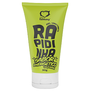 RAPIDINHA Gel Umectante Lubrificante Sabor Energético Maça Verde 30g