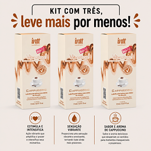 KIT COM TRES VIBRATION! POWER CAPUCCINO 17ml ( cada sai por 58,76 no pix )