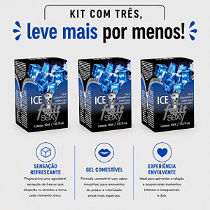 KIT COM TRES FRUIT SEXY ICE 40ml ( cada sai por 14,93 no pix )