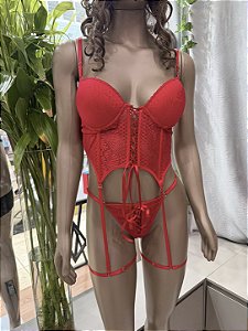 CONJUNTO ESPARTILHO COM BOJO - VERMELHO TAM G