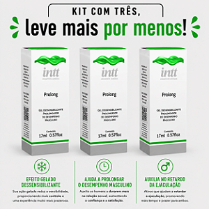 KIT COM TRES PROLONG 17ml ( cada sai por R$ 31,36 no pix )