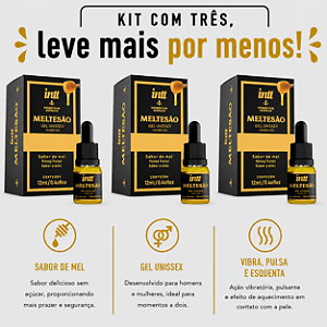 KIT COM TRES MELTESÃO INTT 12ml ( cada sai por R$ 24,89 no pix )
