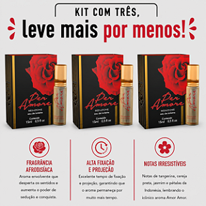 KIT COM TRES PER AMORE SEDUZIONE INTT ( cada sai por R$ 57,26 no pix )