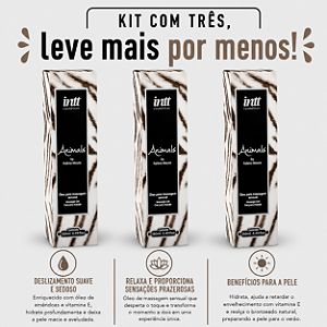 KIT COM TRES ANIMALS INTT 130ml ( cada sai por R$ 31,89 no pix )