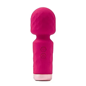 HERO MINI VARINHA MÁGICA 10X VIBRAÇÃO REGARREGÁVEL COR PINK - 7949