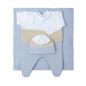 Kit Saída de Maternidade Pimpolho Azul