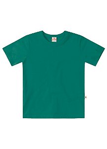 Camiseta Básica Infantil Menino Verde