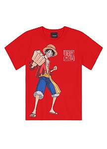 Camiseta Infantil Manga Curta One Piece