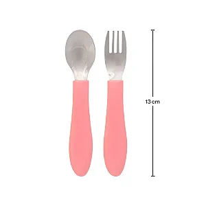 Kit Talheres Bubazoo Rosa