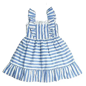Vestido Infantil Listrado Santorini