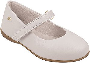 Sapatilha Infantil Pampili Bailarina Tira com Velcro Nude