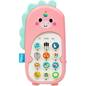 Celular Infantil Bilíngue Buba Zoo Unicórnio