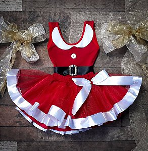 Fantasia Infantil Mamãe Noel