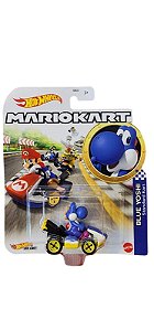 Carrinho Hot Wheels Mario Kart Blue Yoshi - Mattel