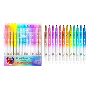 Pincel Marca Texto Apagável - Fofy