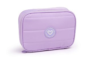 Estojo Escolar Box Feminino - Lilás