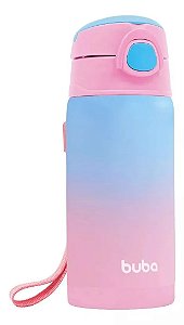 Garrafa Térmica Infantil Parede Dupla Rosa Buba