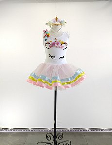 Vestido Fantasia Infantil Unicórnio