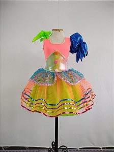 Vestido Fantasia Infantil Palhacinha
