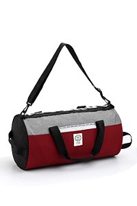 Bolsa de Viagem Love Vinho e Cinza - Seanite 20"