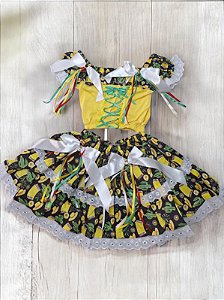 Conjunto Infantil Festa Junina Cacto