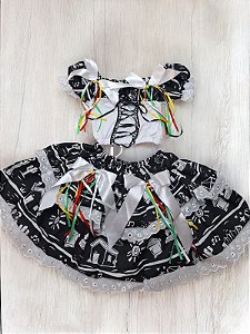 Conjunto Infantil Festa Junina Cordel