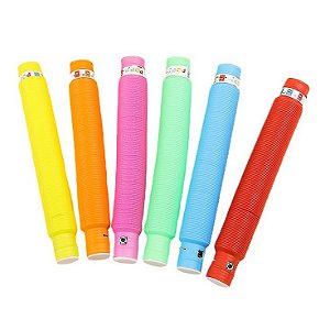 Kit 6 Pop Tube Led Luminoso Grande