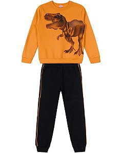 Conjunto de Moletom Infantil Dino