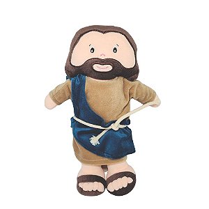 Boneco de Jesus Infantil em Algodão – Brinquedo Educativo e Religioso Macio