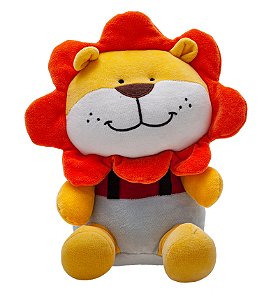 Boneco Infantil em Algodão Leão Linha Amiguinhos da Floresta - Zip