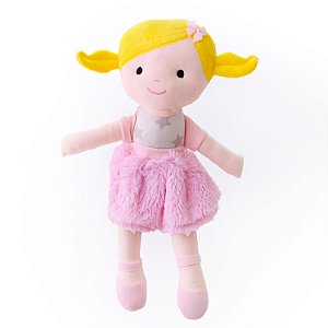 Boneca Infantil em Algodão Malu- Zip