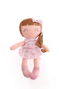 Boneca Infantil em Algodão Mel - Zip