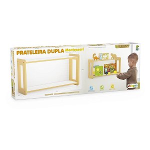 Prateleira Dupla Para Livros Montessori - Junges