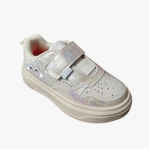 Tênis Infantil Feminino Pampili com Led Nude